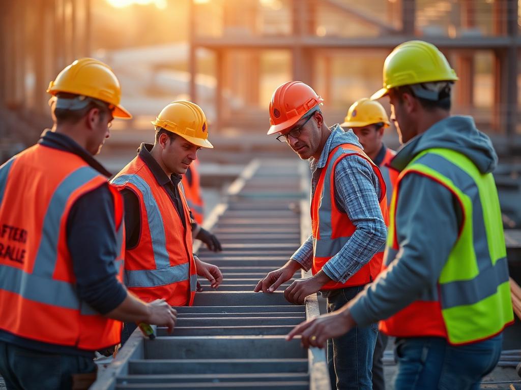 Jawal construction team on site